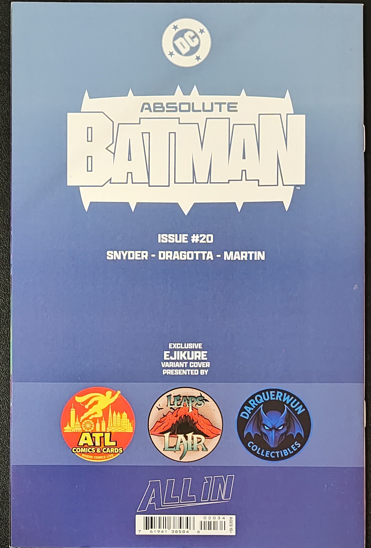 Absolute Batman #20U
