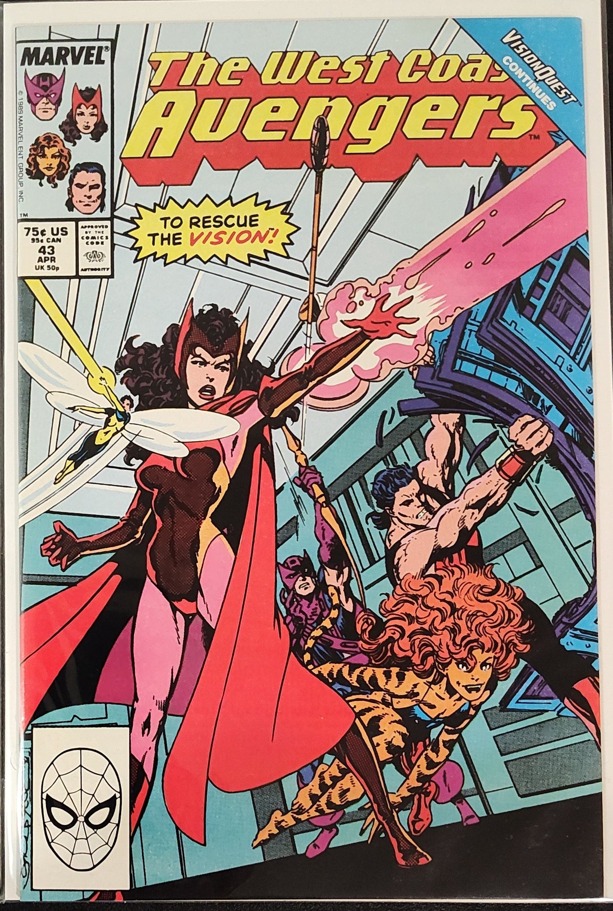 The West Coast Avengers, Vol. 2 #43A