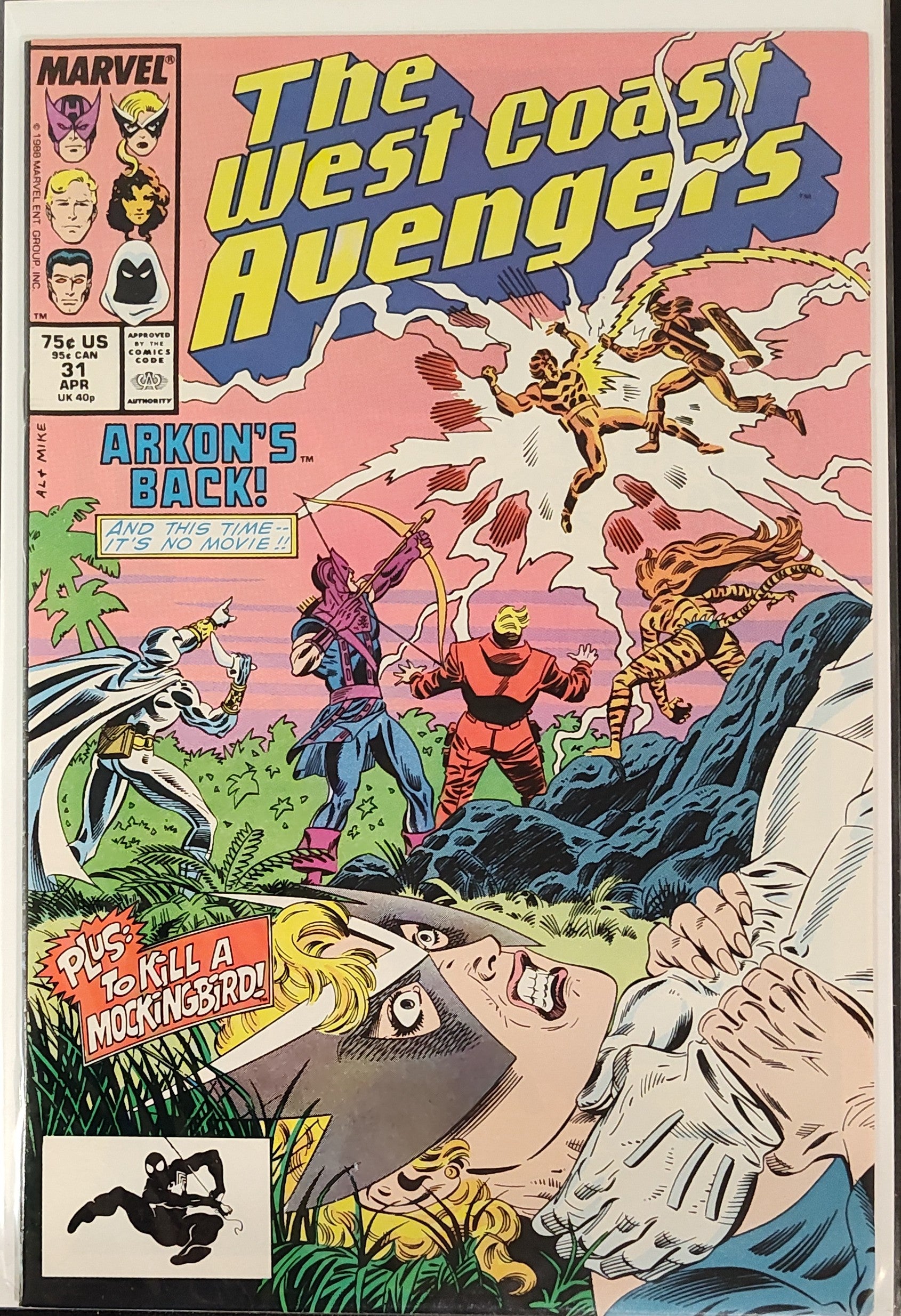 The West Coast Avengers, Vol. 2 #31A
