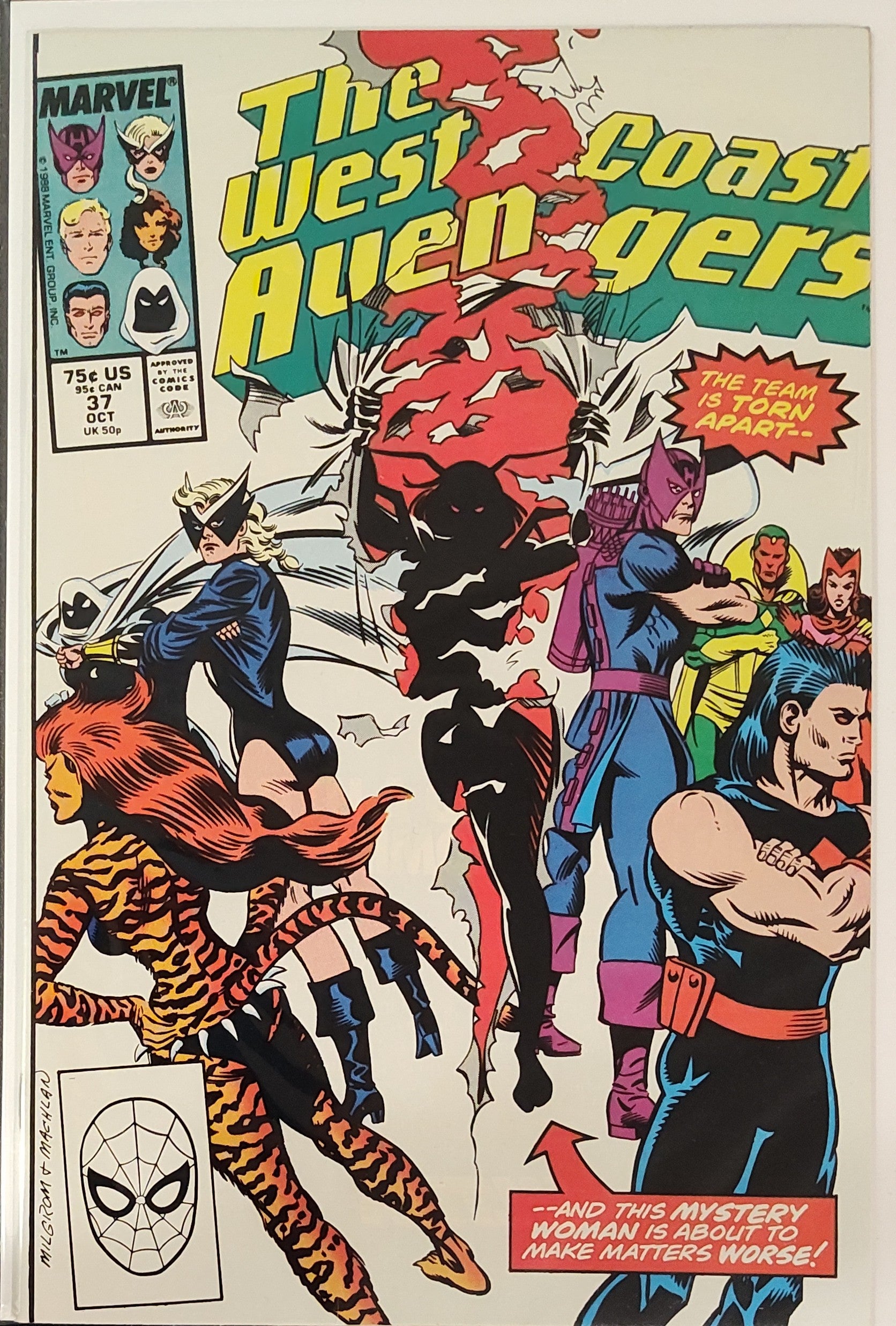 The West Coast Avengers, Vol. 2 #37A